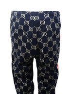 Gucci Blue Monogram Track Pant.