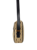 Saint Laurent Monogram All Over Canvas Camera Bag.