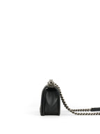 Chanel Small Black Lambskin Boy Bag