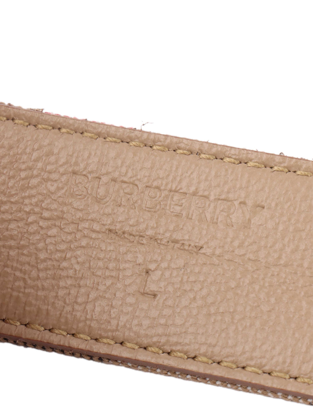 Burberry Signature Check Reversible Belt.