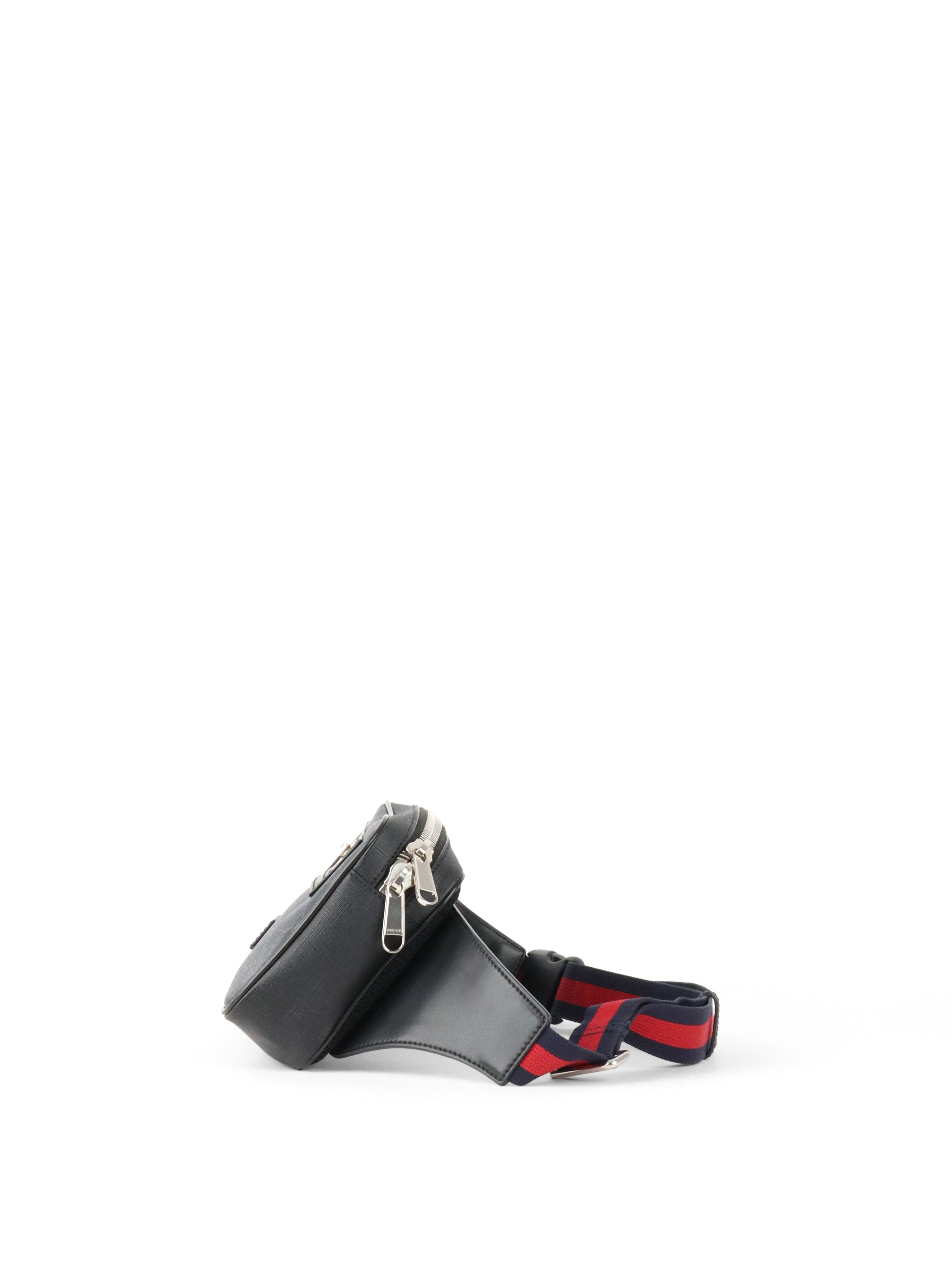 Gucci Black GG Supreme Belt Bag