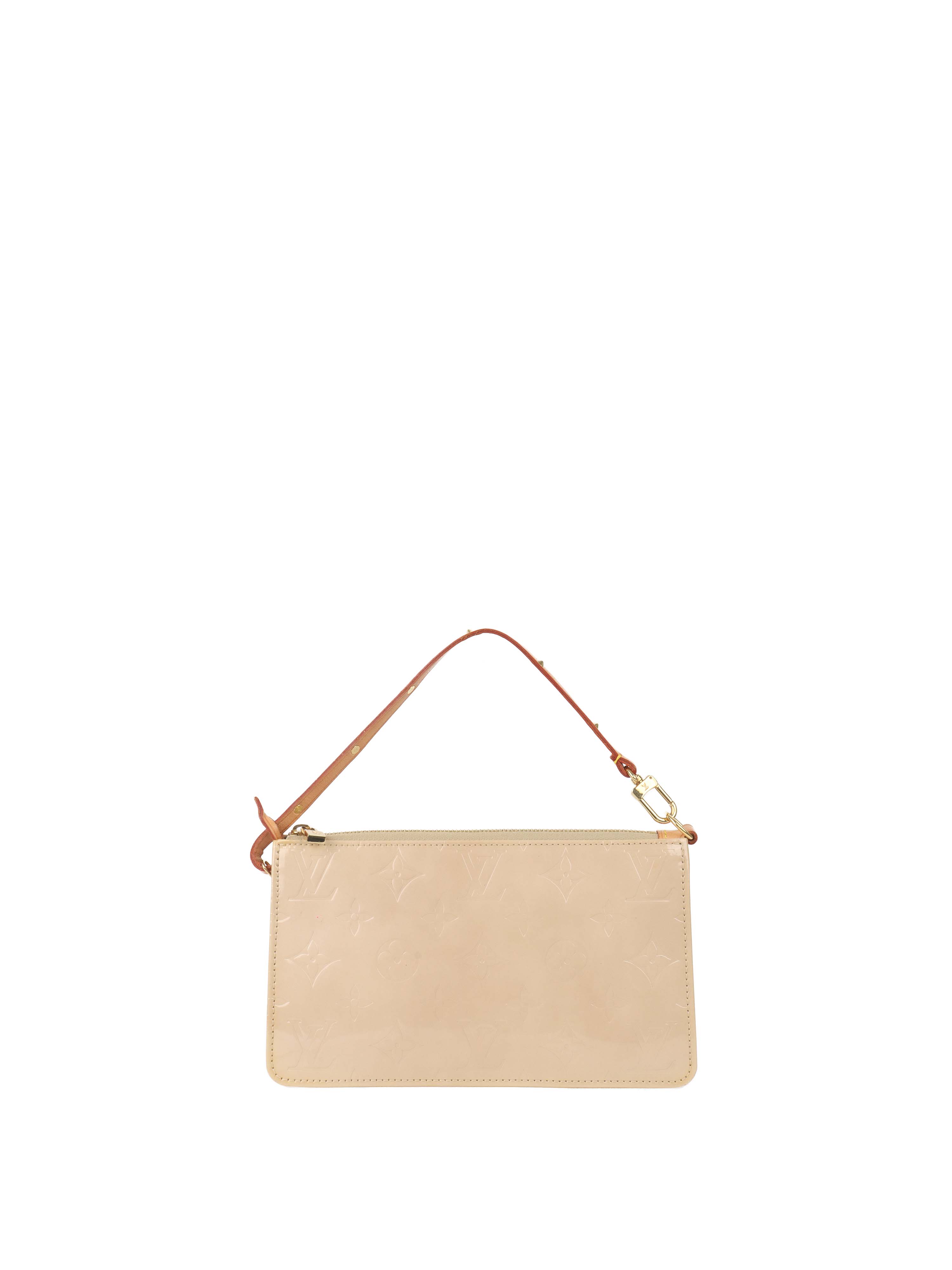 Louis Vuitton Beige Monogram Vernis Lexington Pochette.