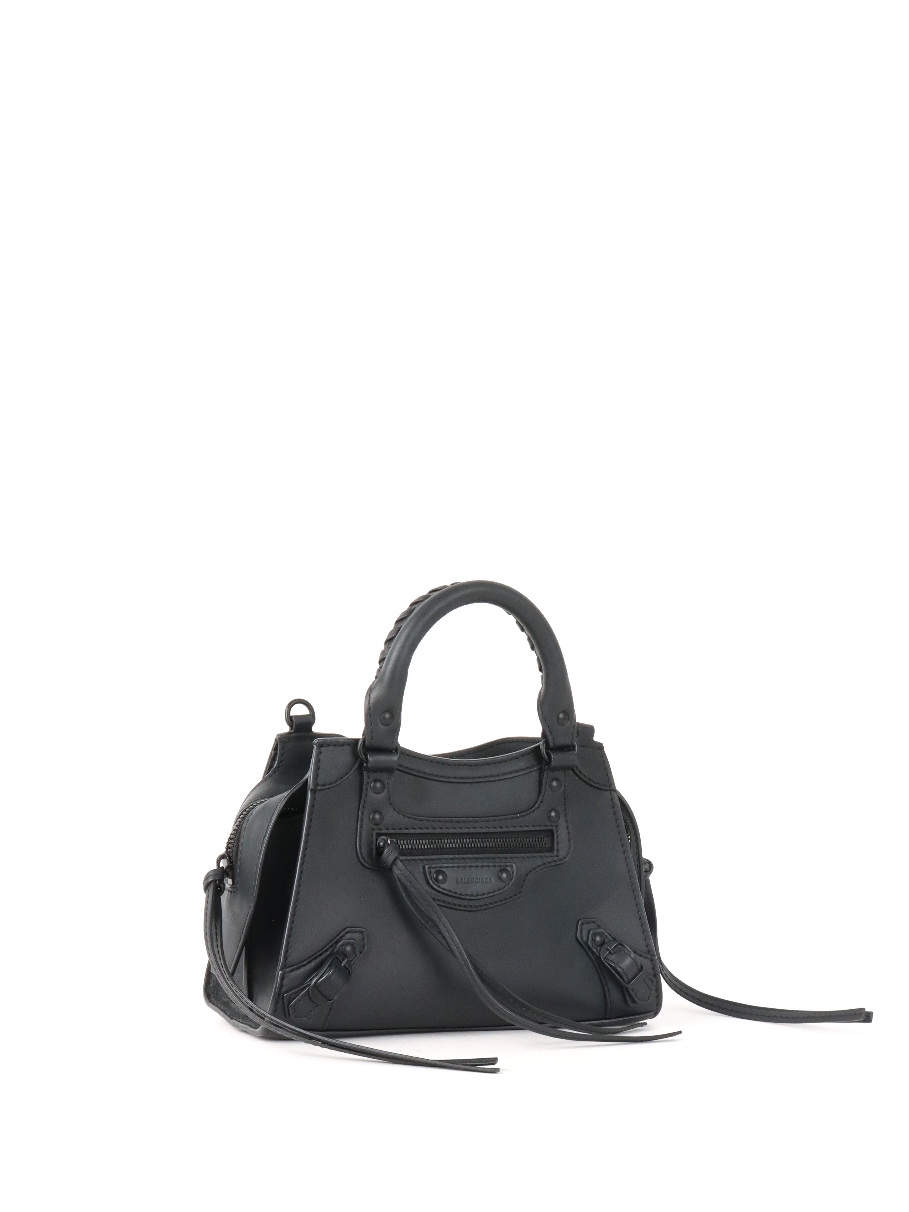 Balenciaga Black Neo Classic Mini City Bag.