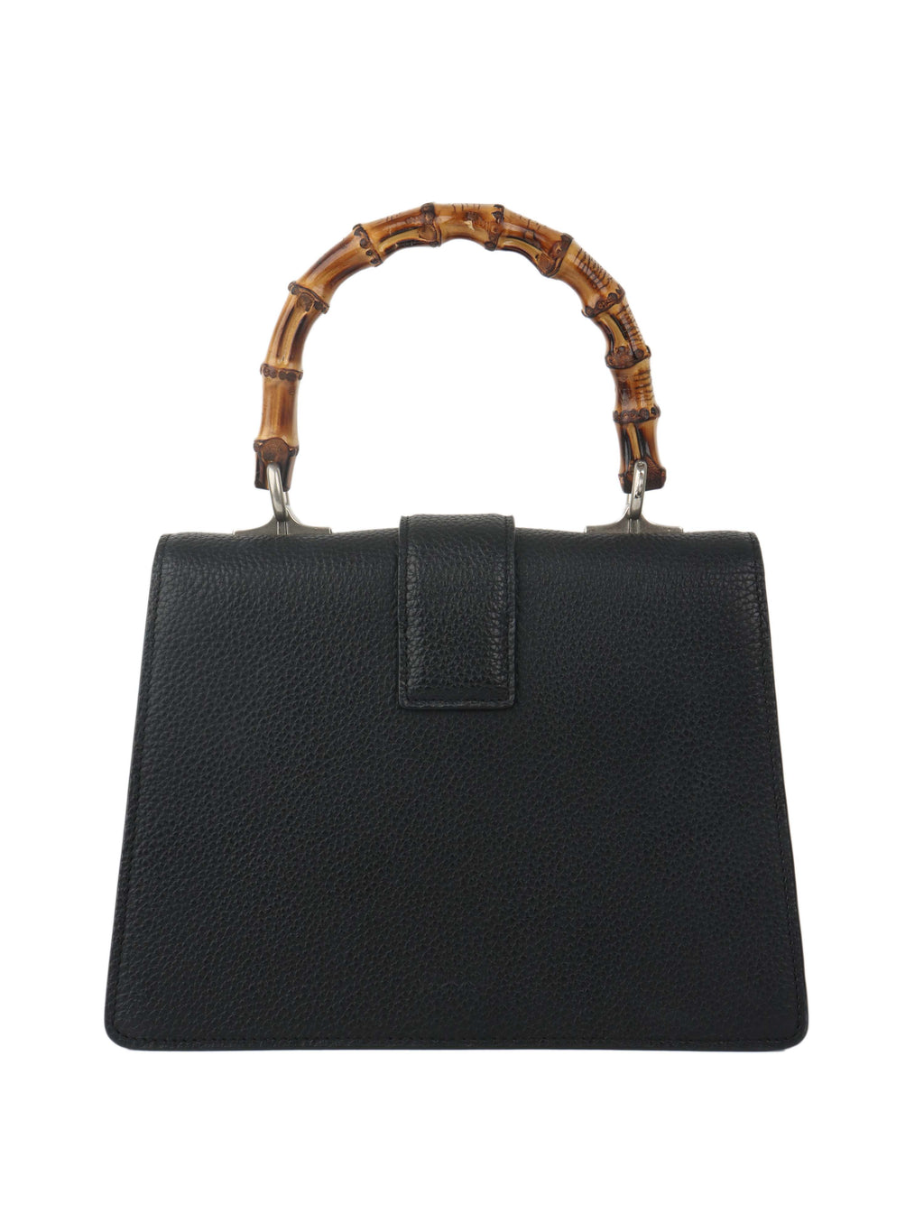 Gucci Black Dionysus bag with bamboo handle.