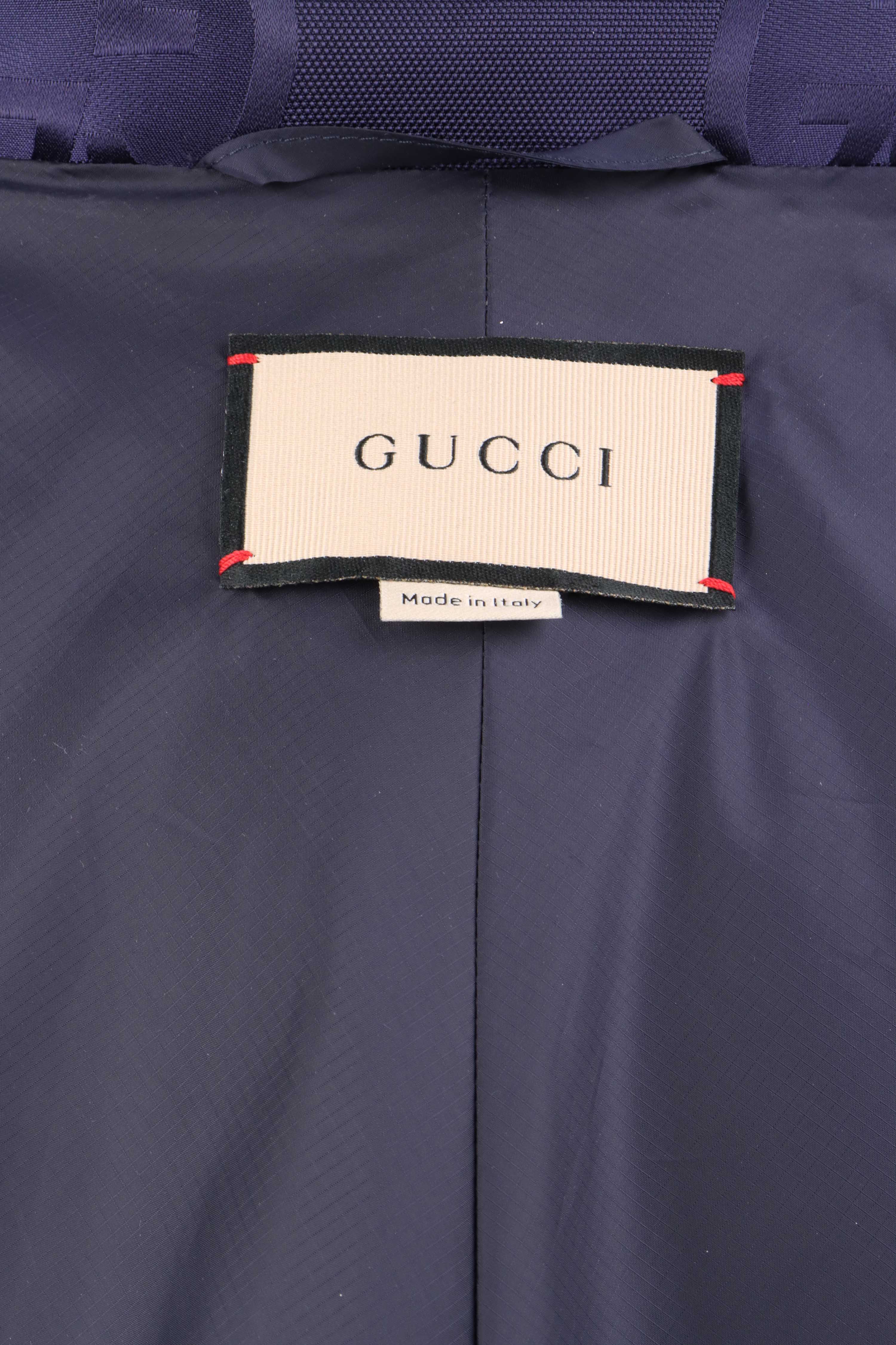 Gucci Blue & Orange Windbreaker.