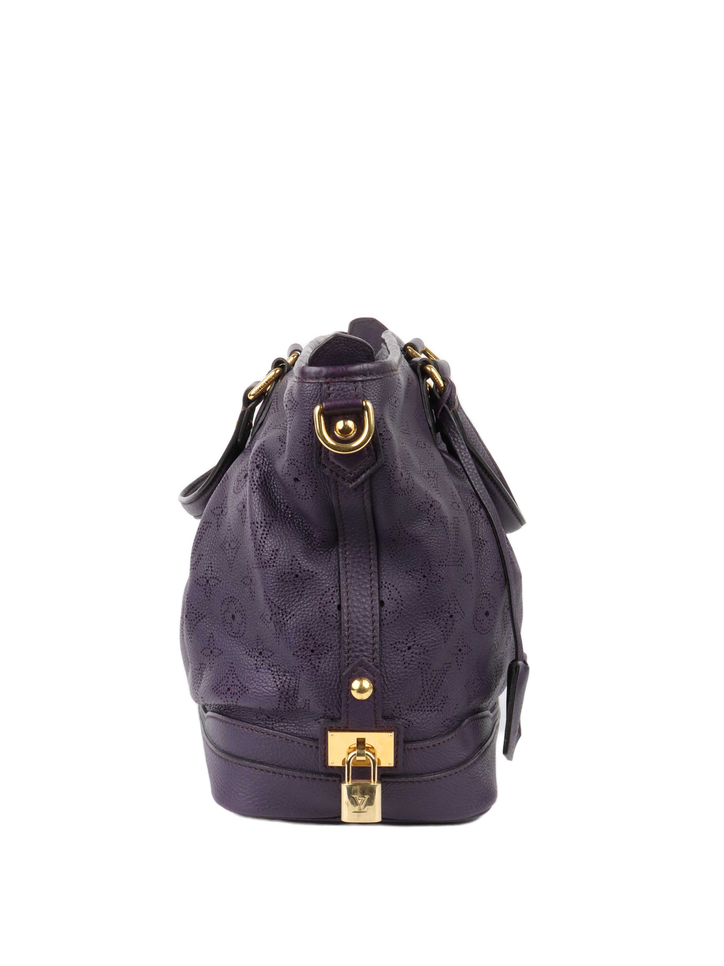 Louis Vuitton Dark Purple Zip Tote.