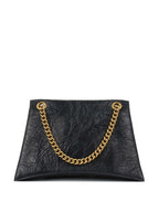 Balenciaga Medium Crush Chain Strap Shoulder Bag.