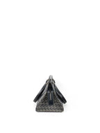 Fendi Vintage Navy Zucchino Canvas Boston Bag