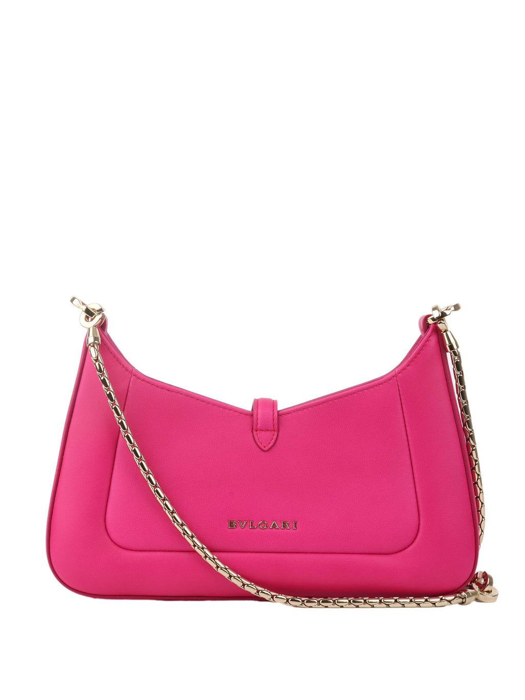 Bvlgari Hot Pink Serpenti Baia Shoulder Bag.
