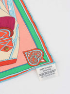 Hermes Zouaves Et Dragons Wash Scarf.