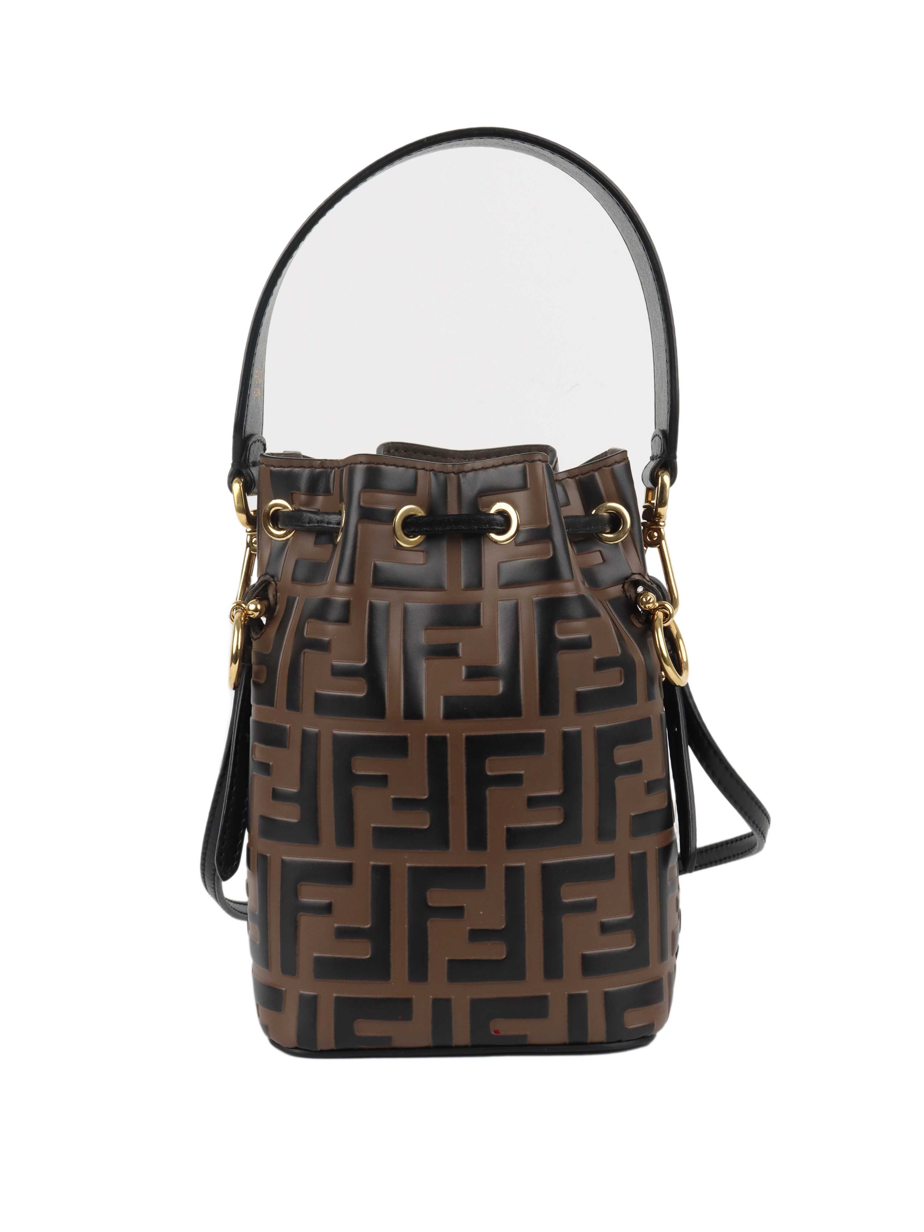 Fendi Mon Tresor Brown Leather Mini-bag.