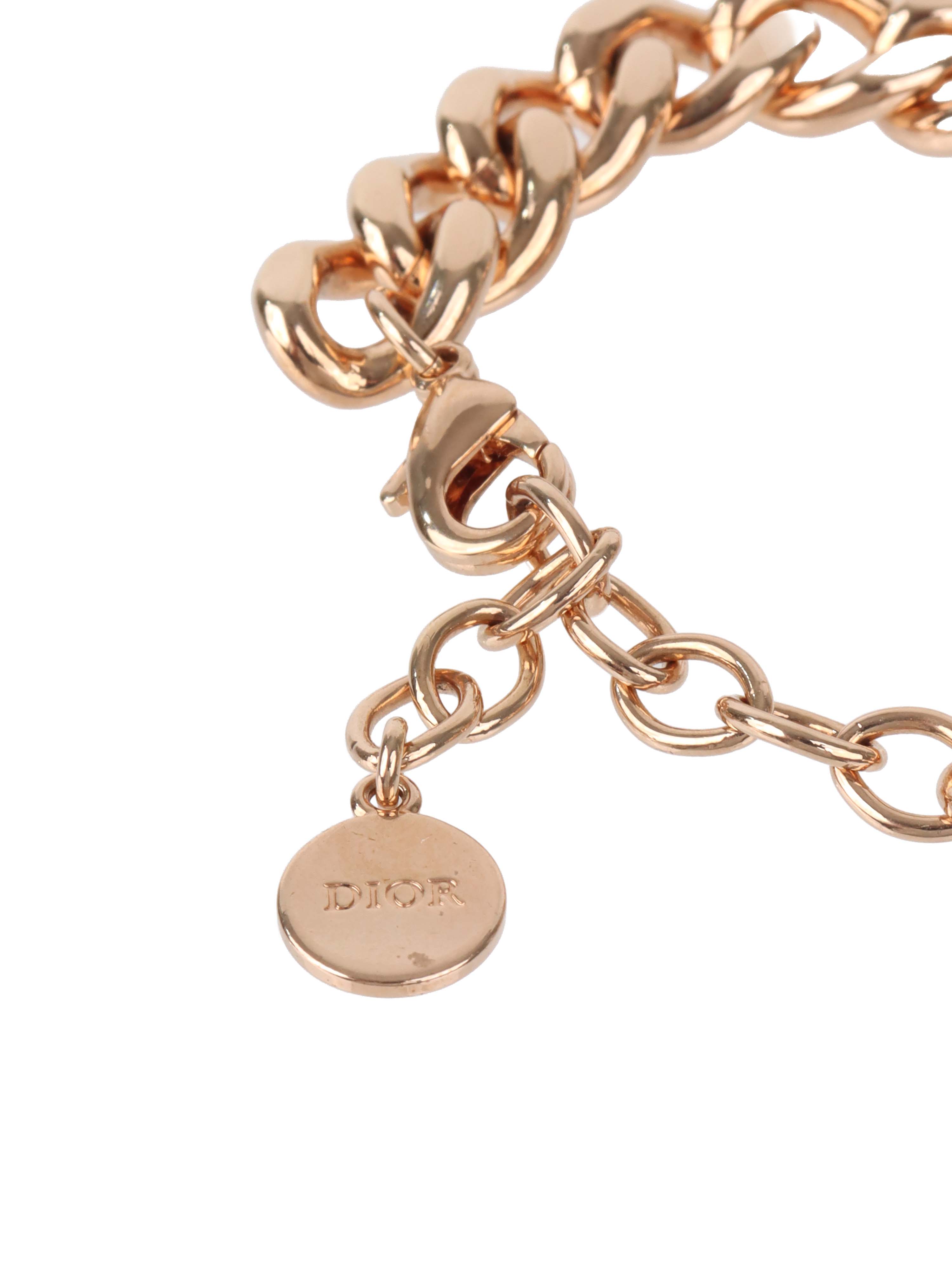 Dior Pink 30 Montaigne Link Bracelet