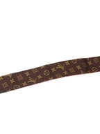Louis Vuitton Silk Monogram Race BB Twilly