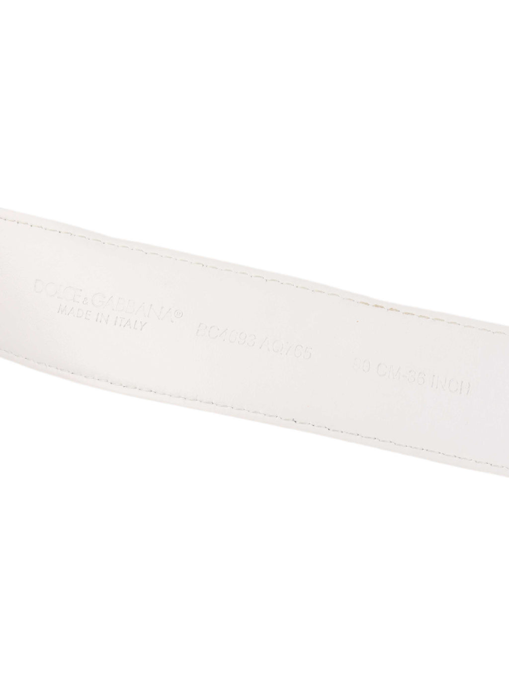 Dolce & Gabbana White Belt.