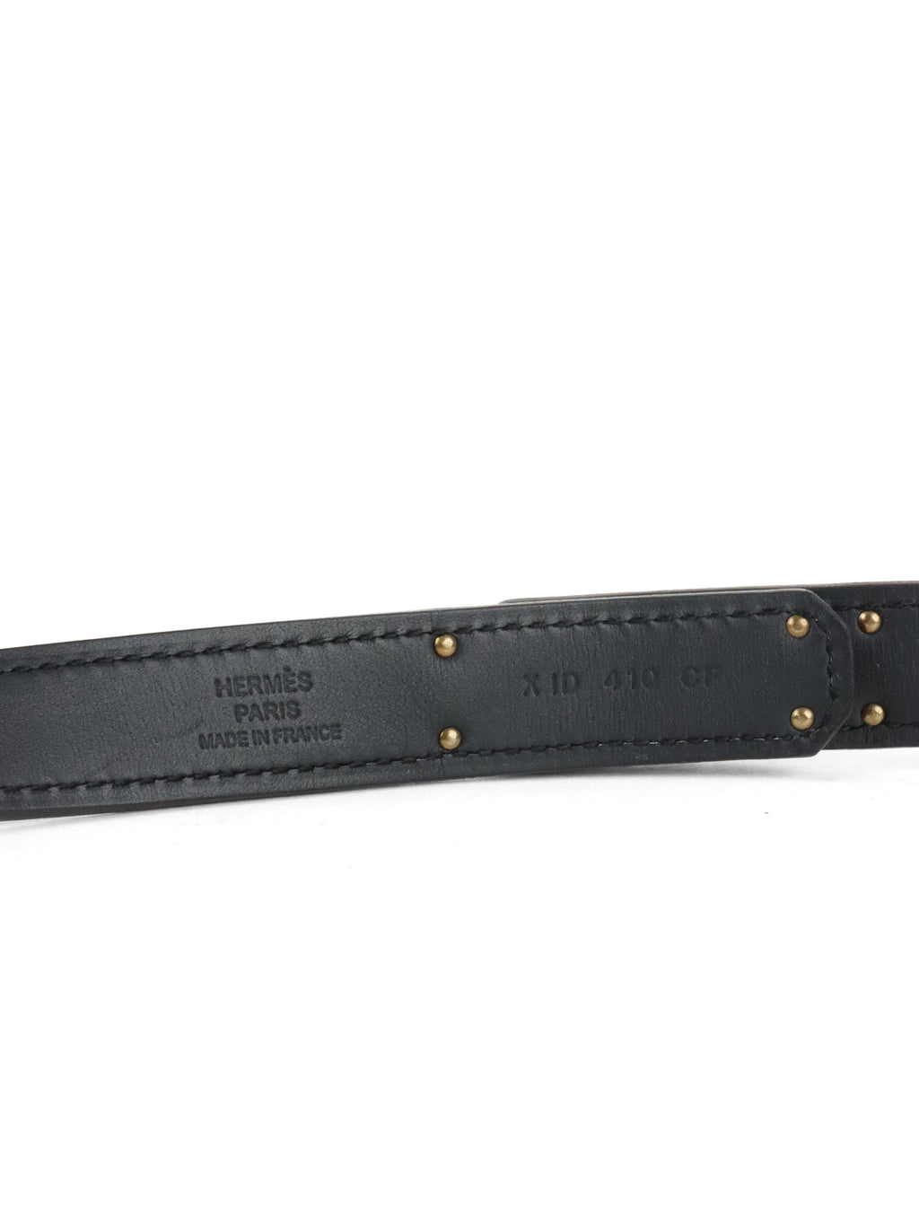 Hermes Noir Kelly 18 Belt with Rose Gold Hardware