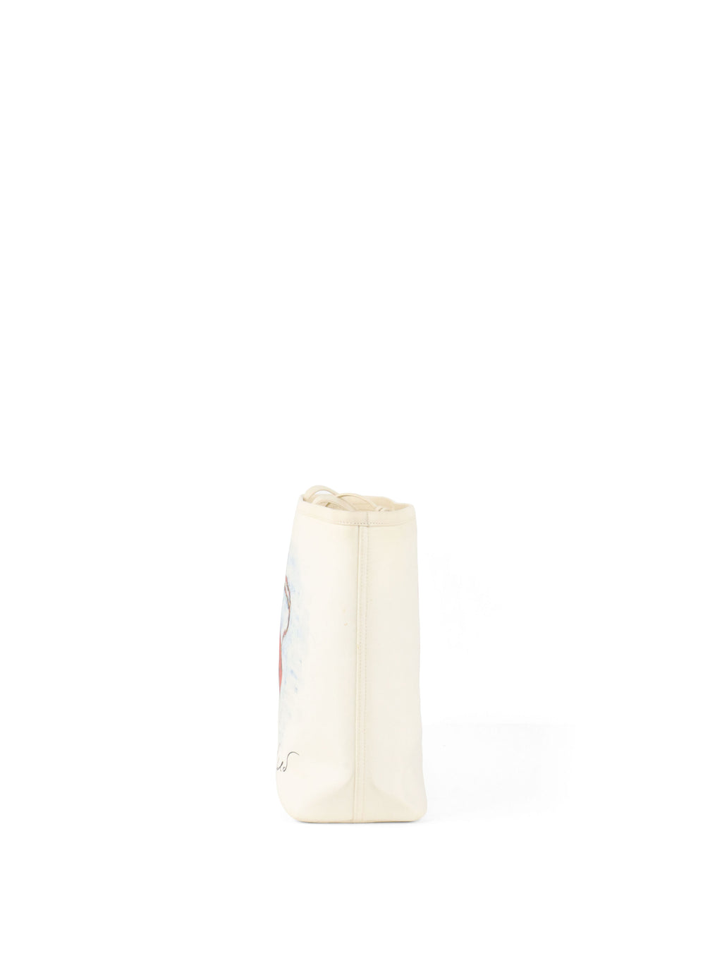 Chanel Limited Edition White Canvas Karl Lagerfeld Mobile Art Tote