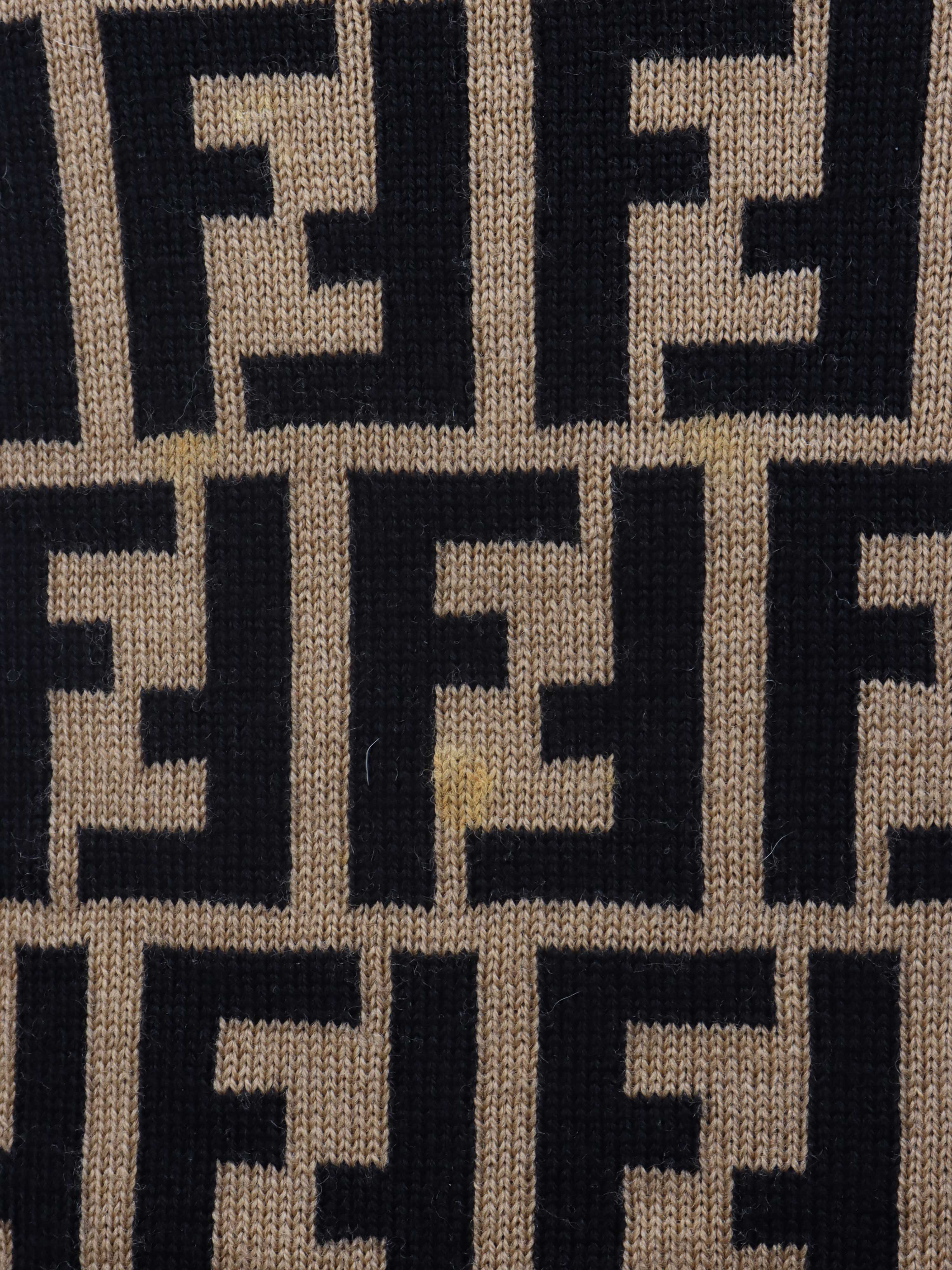 Fendi Zucca Vintage Wool Skirt.