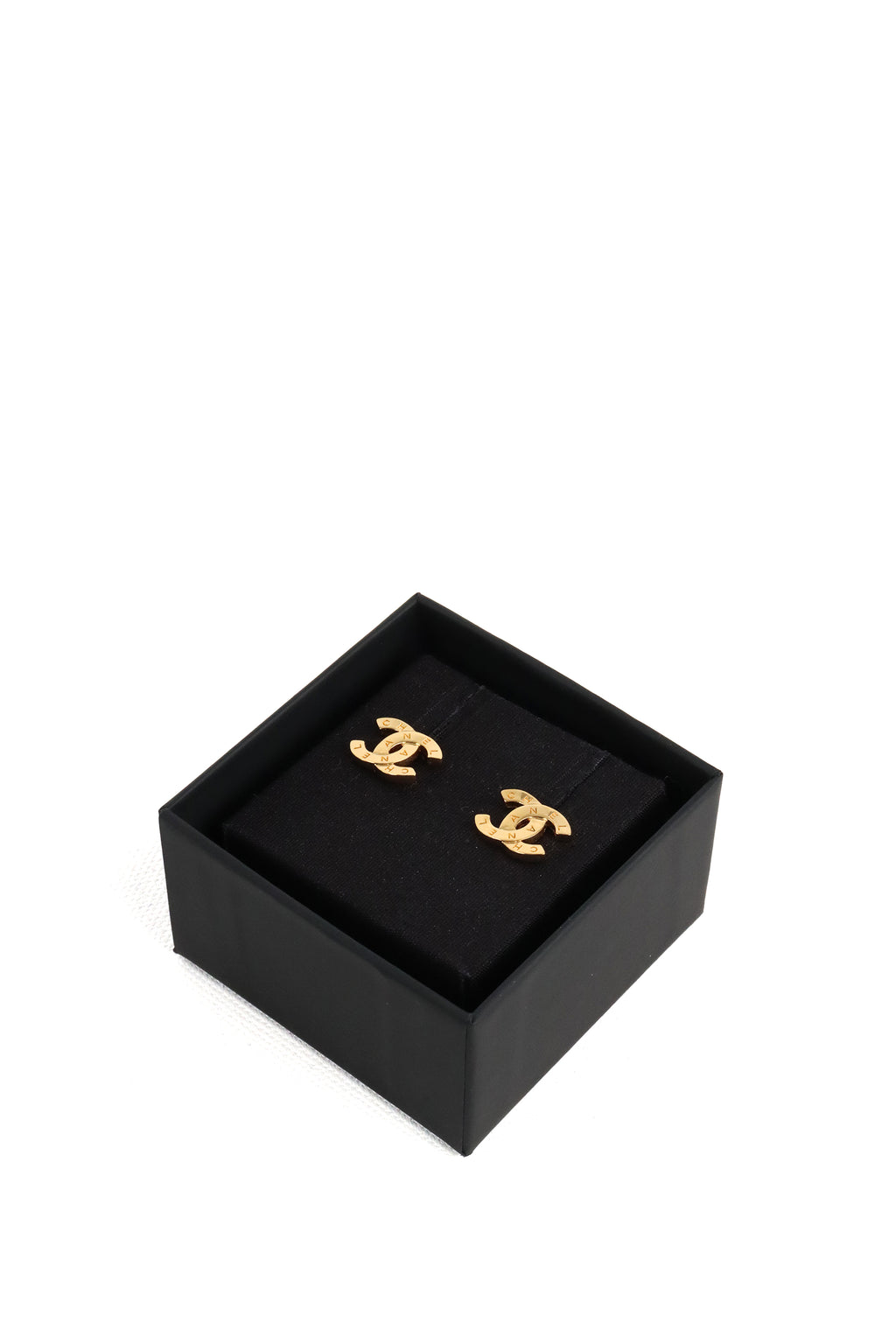 Chanel CC Gold-tone Studs Earring