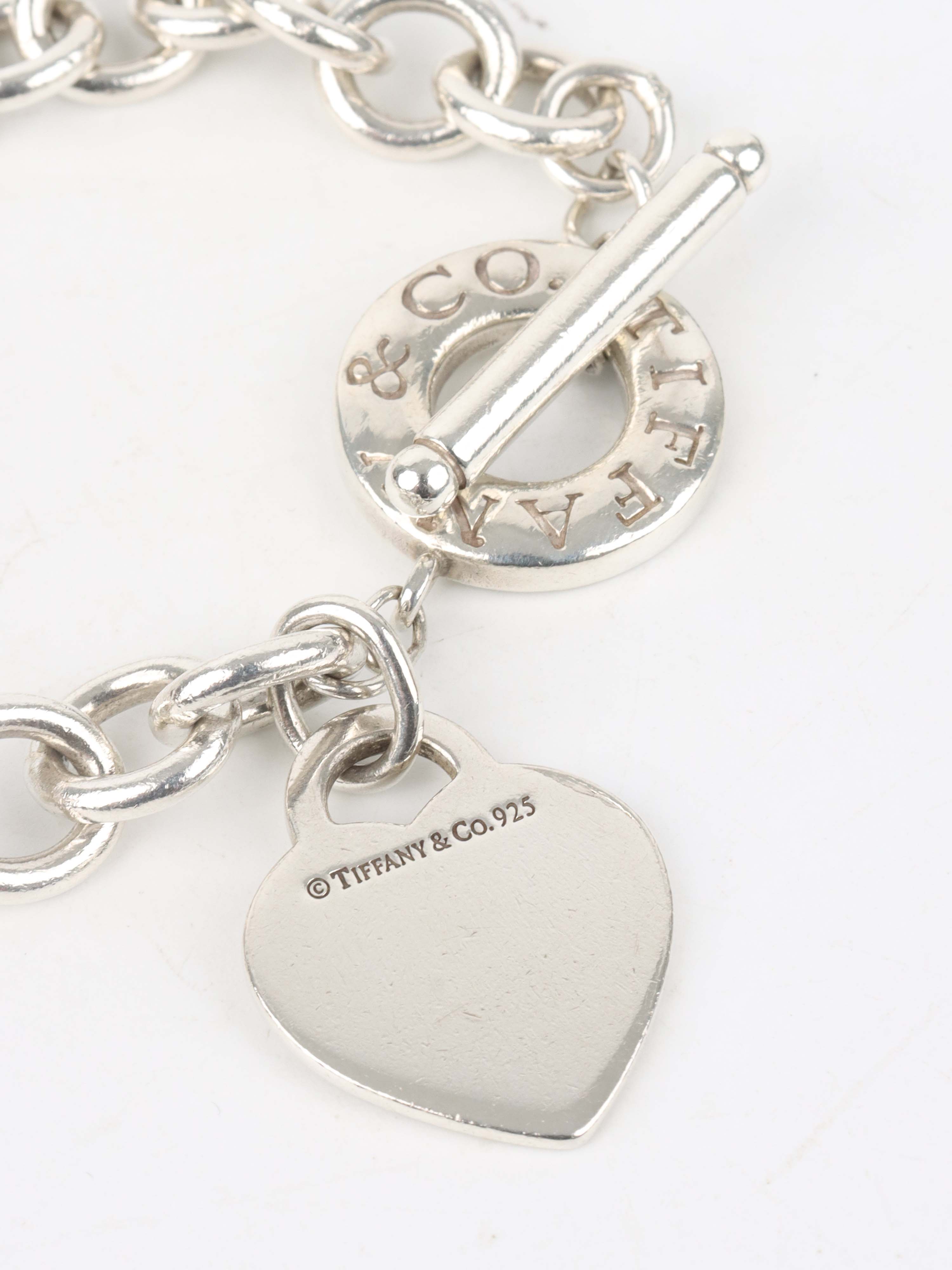 Tiffany & Co Toggle  Heart Tag Bracelet