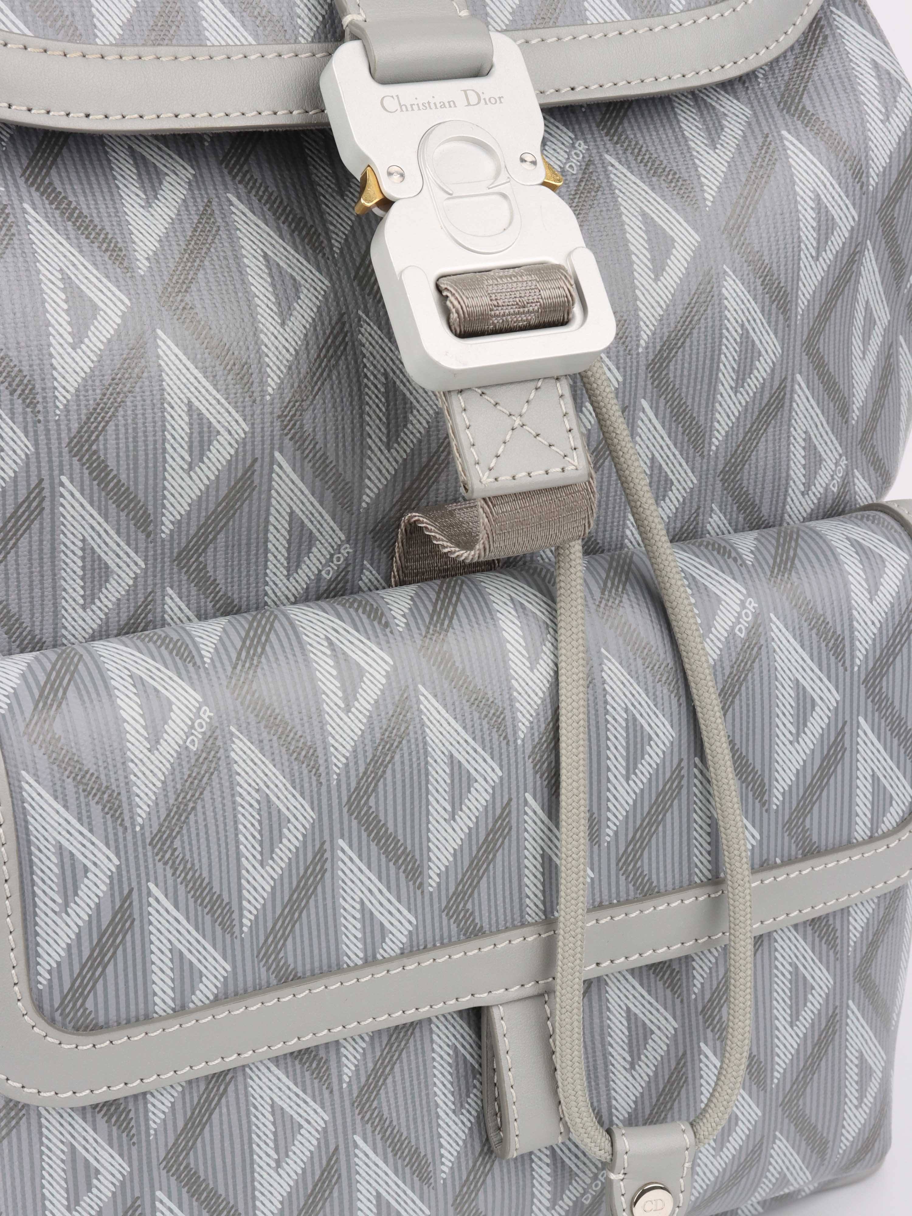 Dior Silver 'Hit The Road' Backpack.