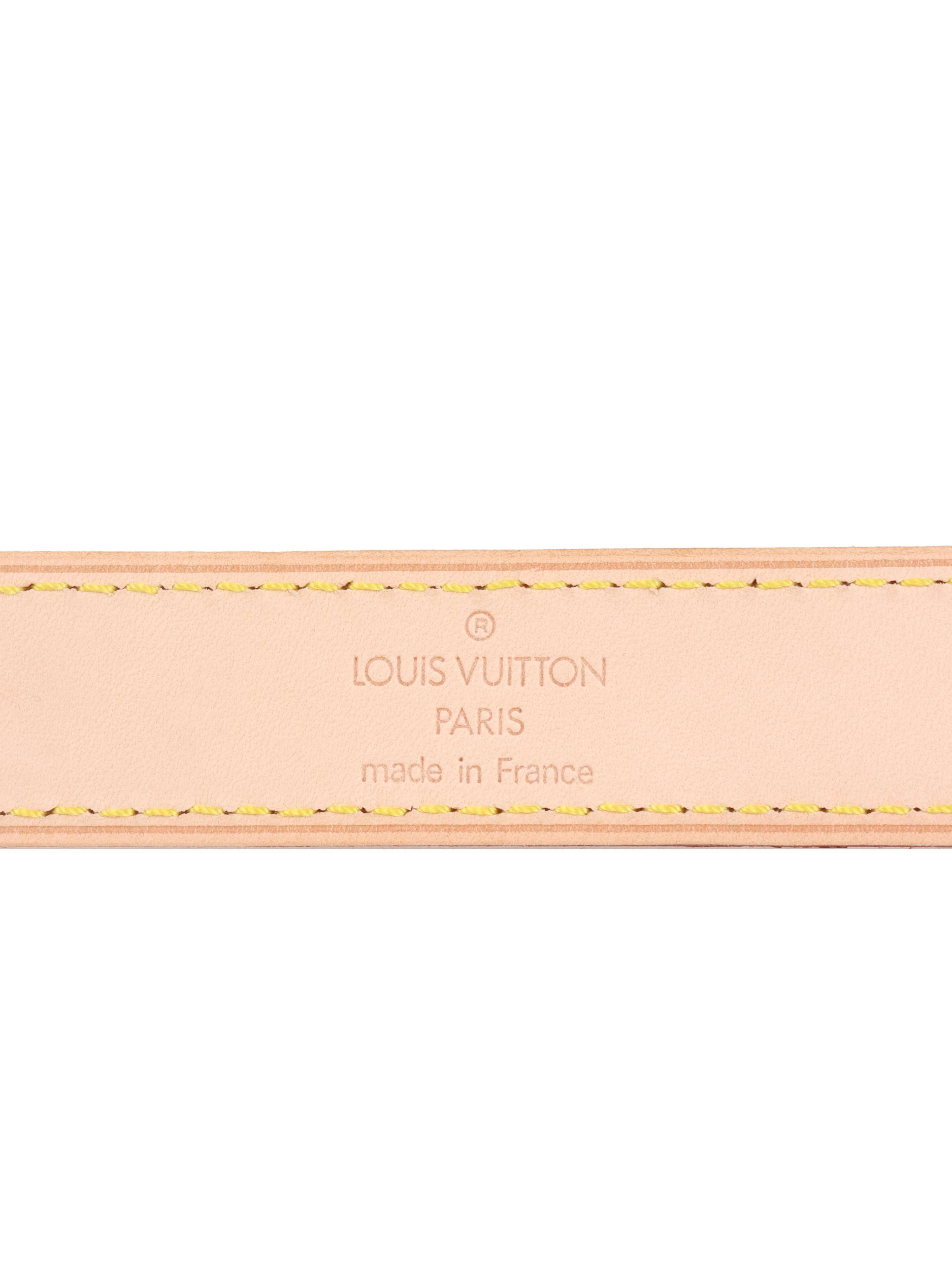 Louis Vuitton Long VVN Leather Bag Strap