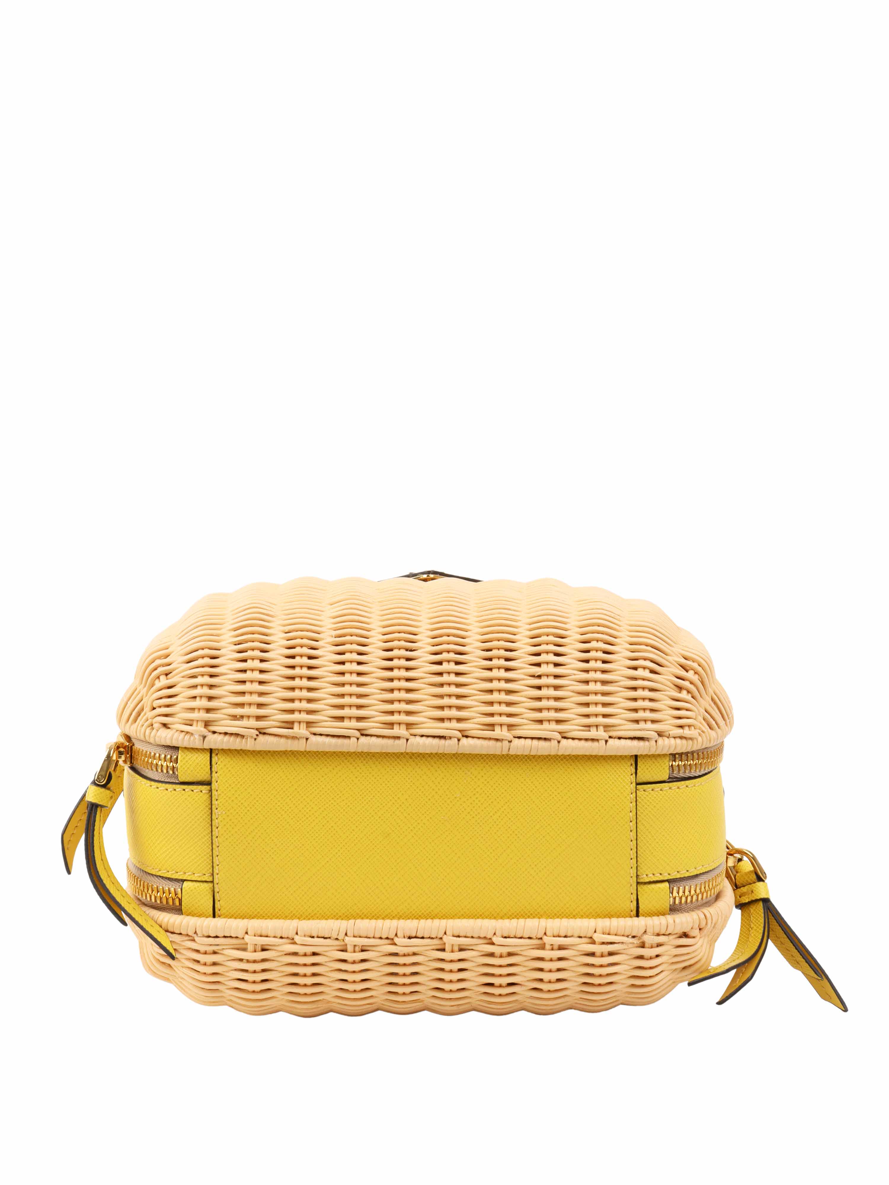 Prada odette wicker bag sale