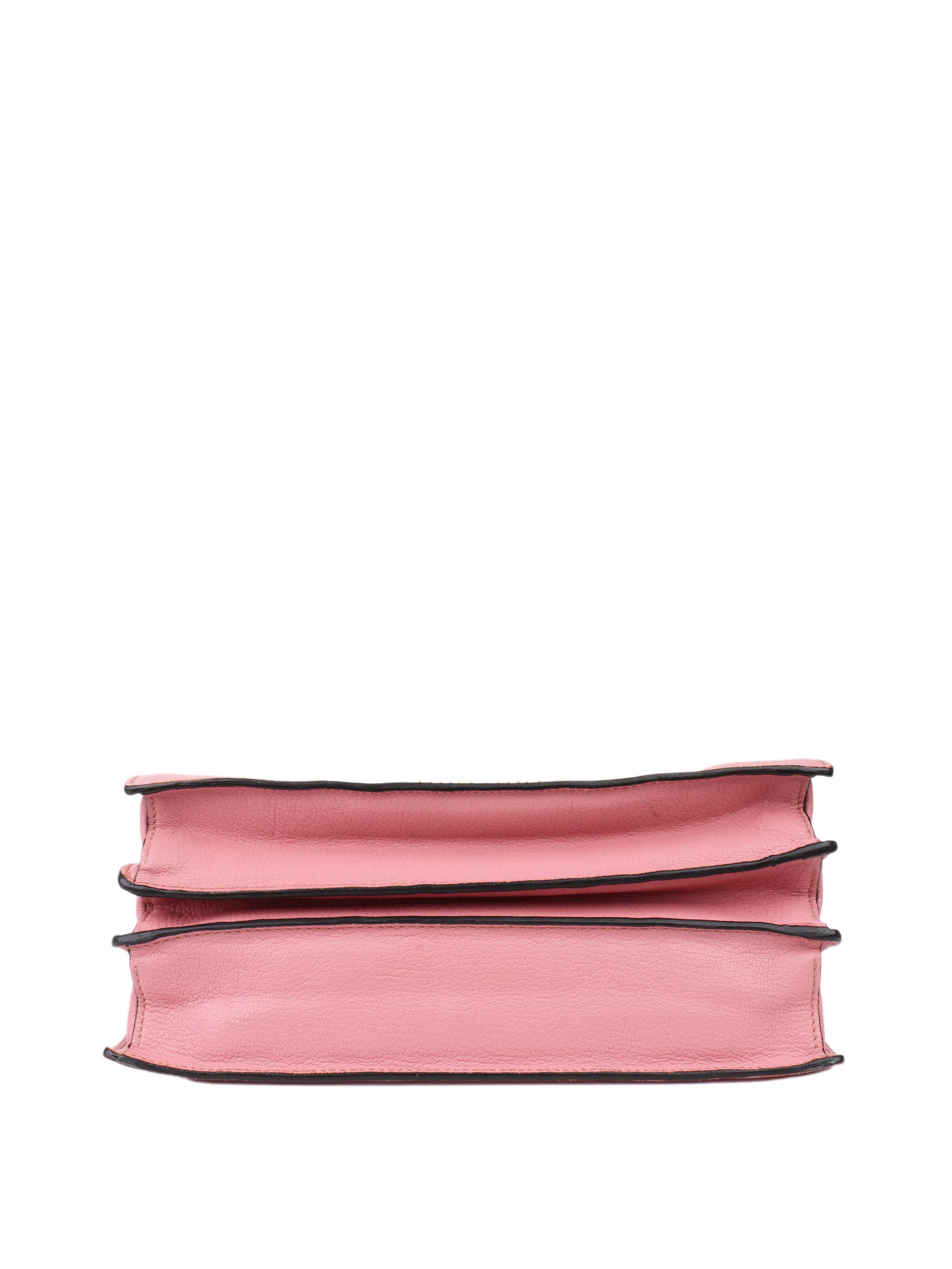 Miu Miu Pink Tote Shoulder Bag.