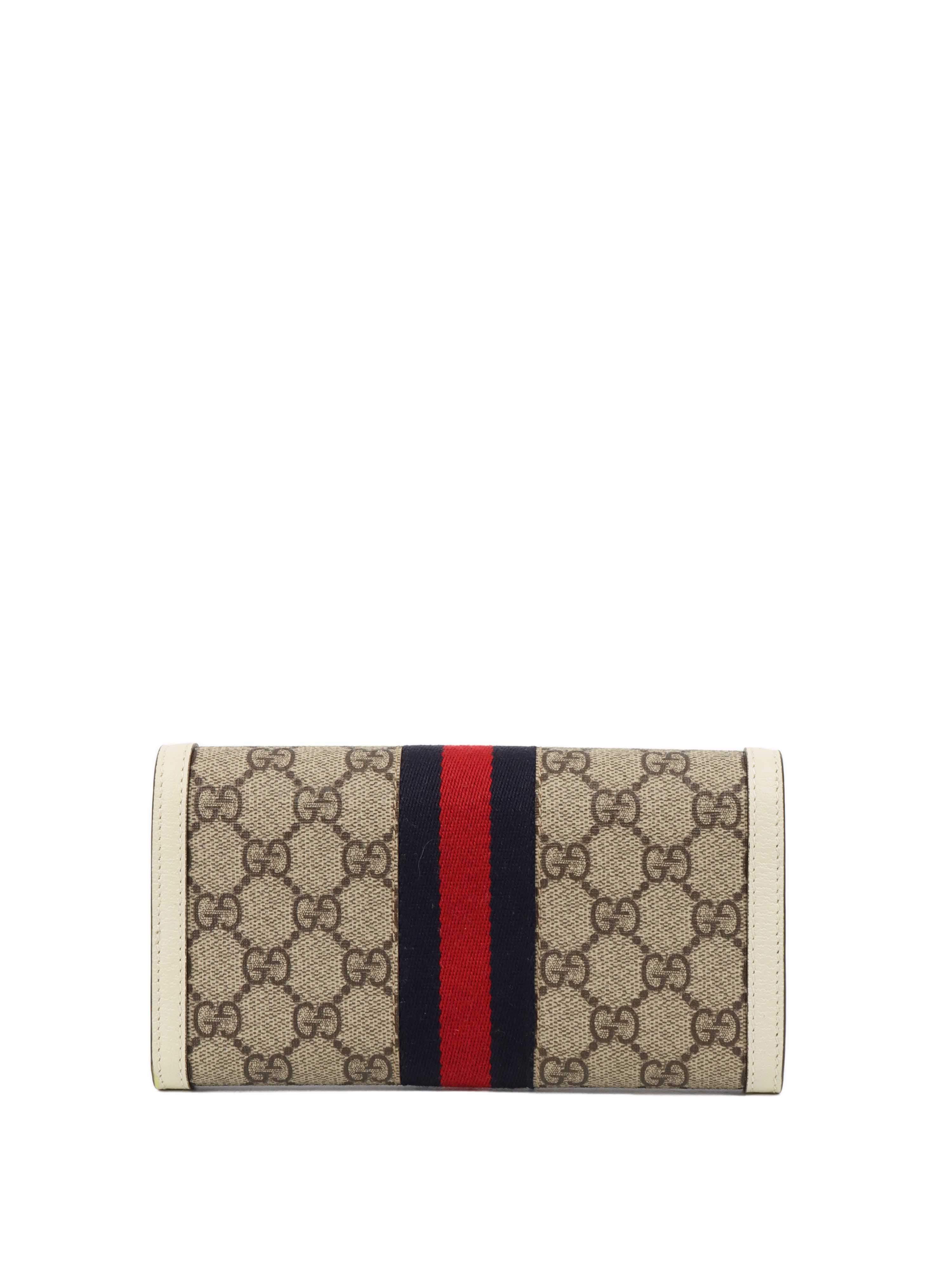 Gucci Ophidia GG Continental Wallet.