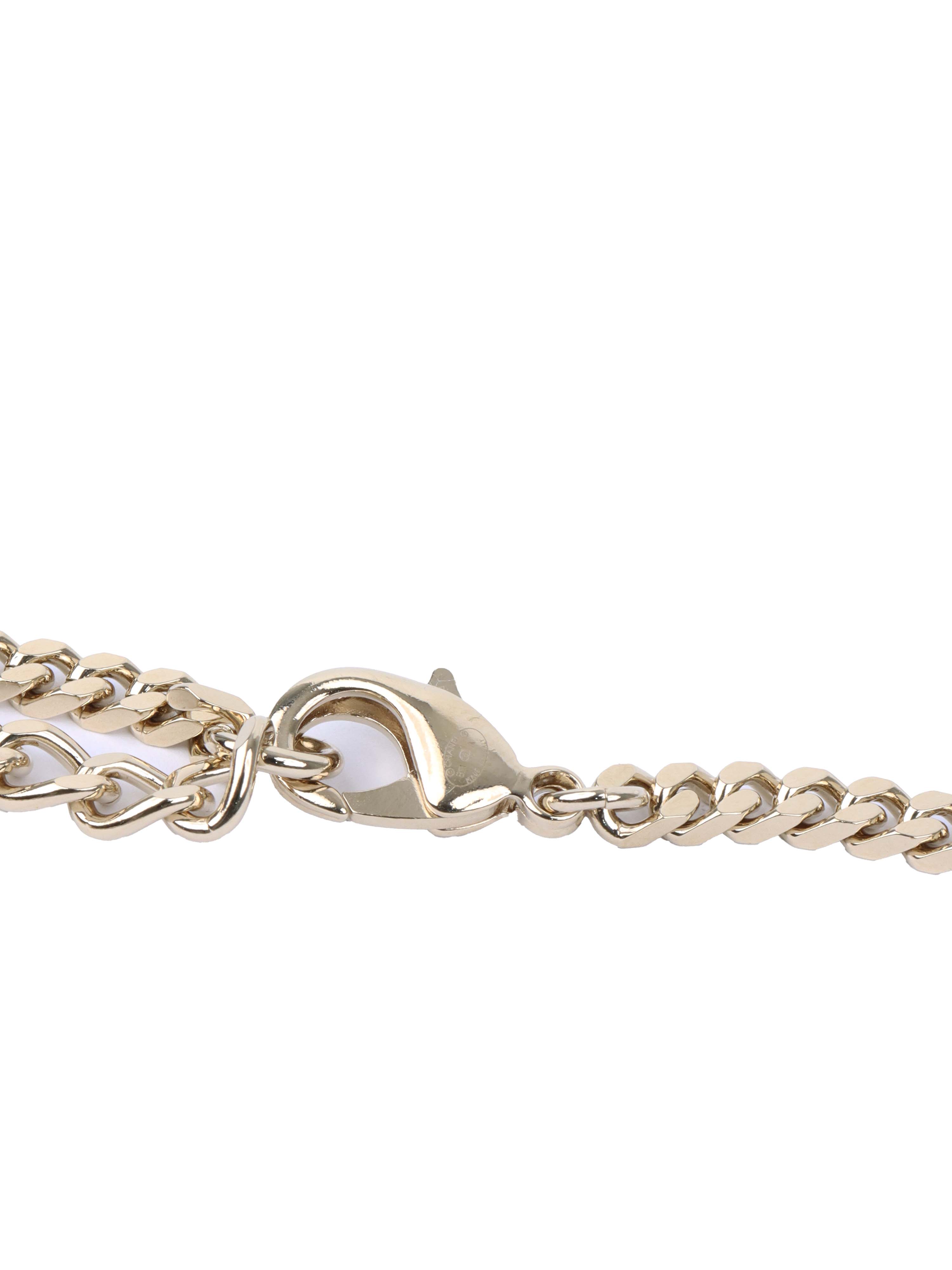 Chanel Light Gold CC Logo Choker.