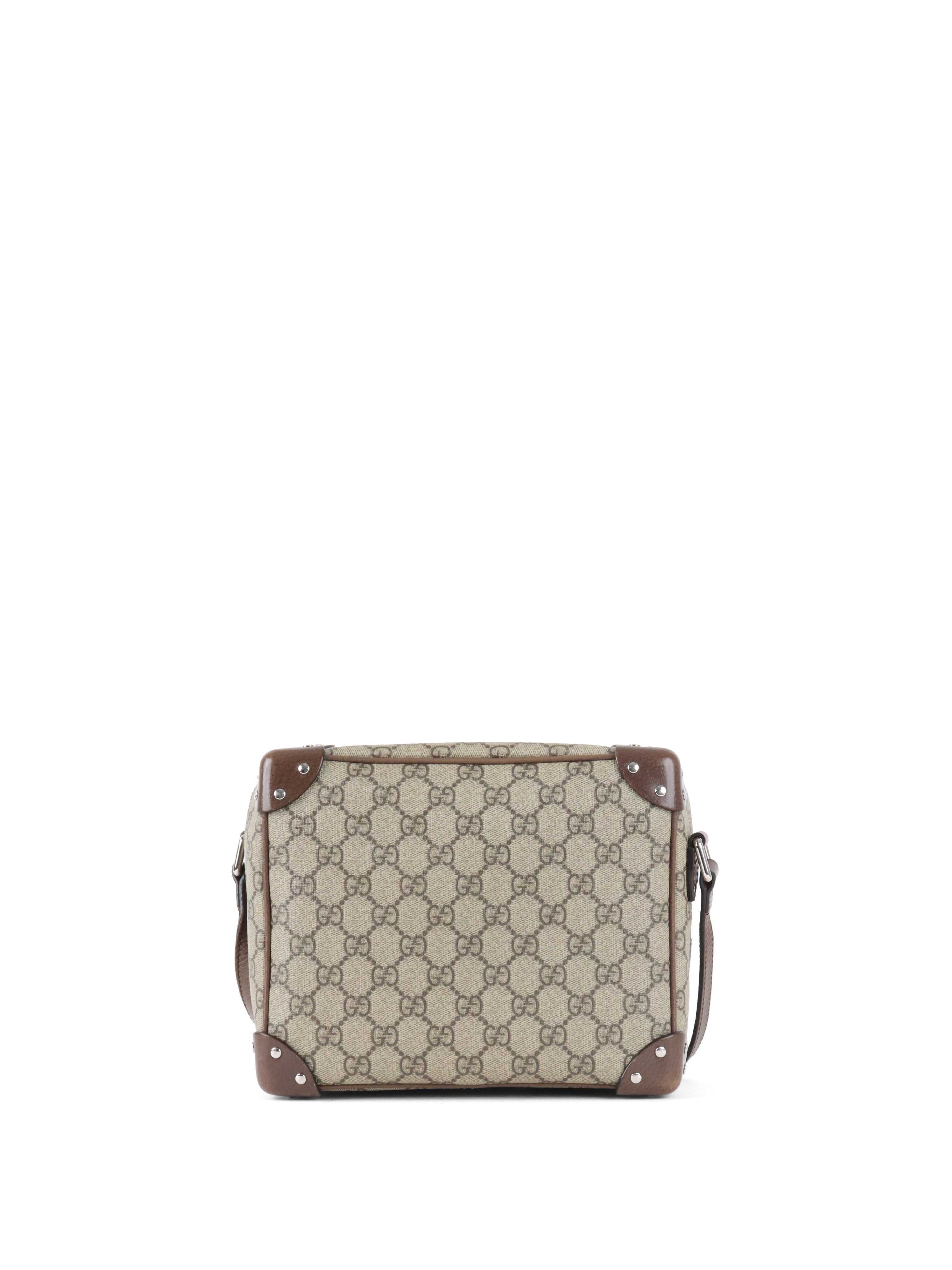 Gucci GG Ebony Canvas Trunk Shoulder Bag