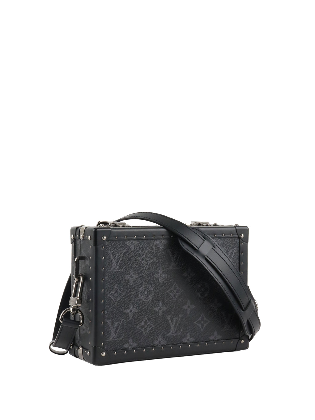 Louis Vuitton Black Monogram Eclipse Clutch Box.