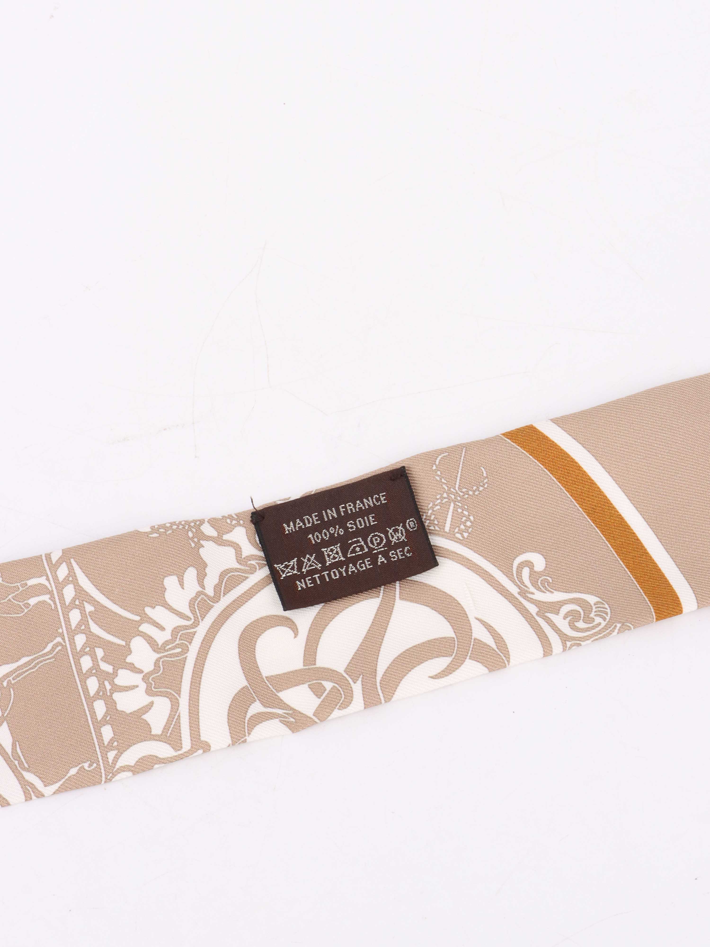 Hermes Twilly in Cream