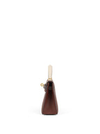 Hermes Mini Kelly Tricolour Terre/Ebene/Craie Stamp K