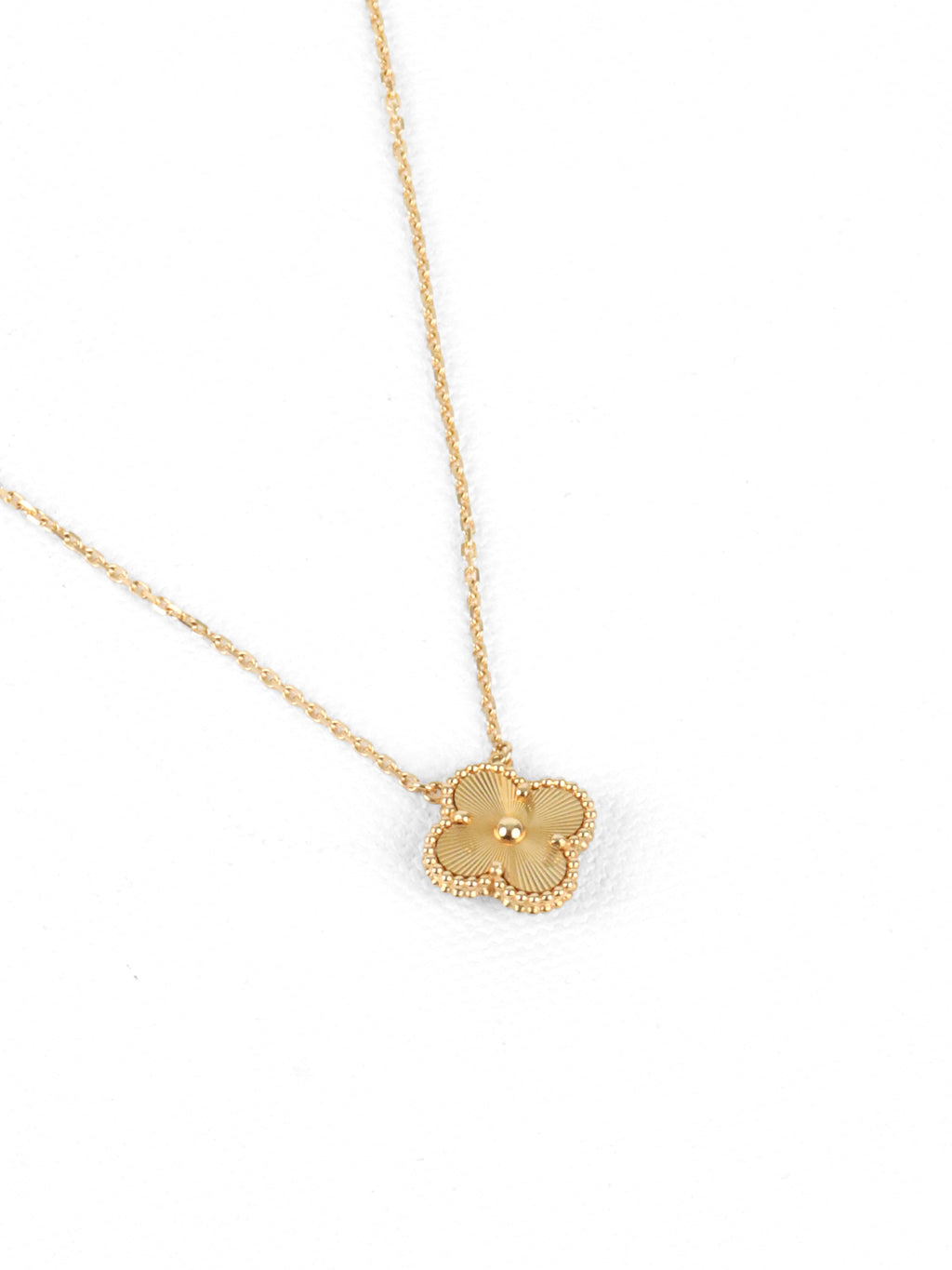 Van Cleef & Arpels Yellow Gold Vintage Alhambra Pendant