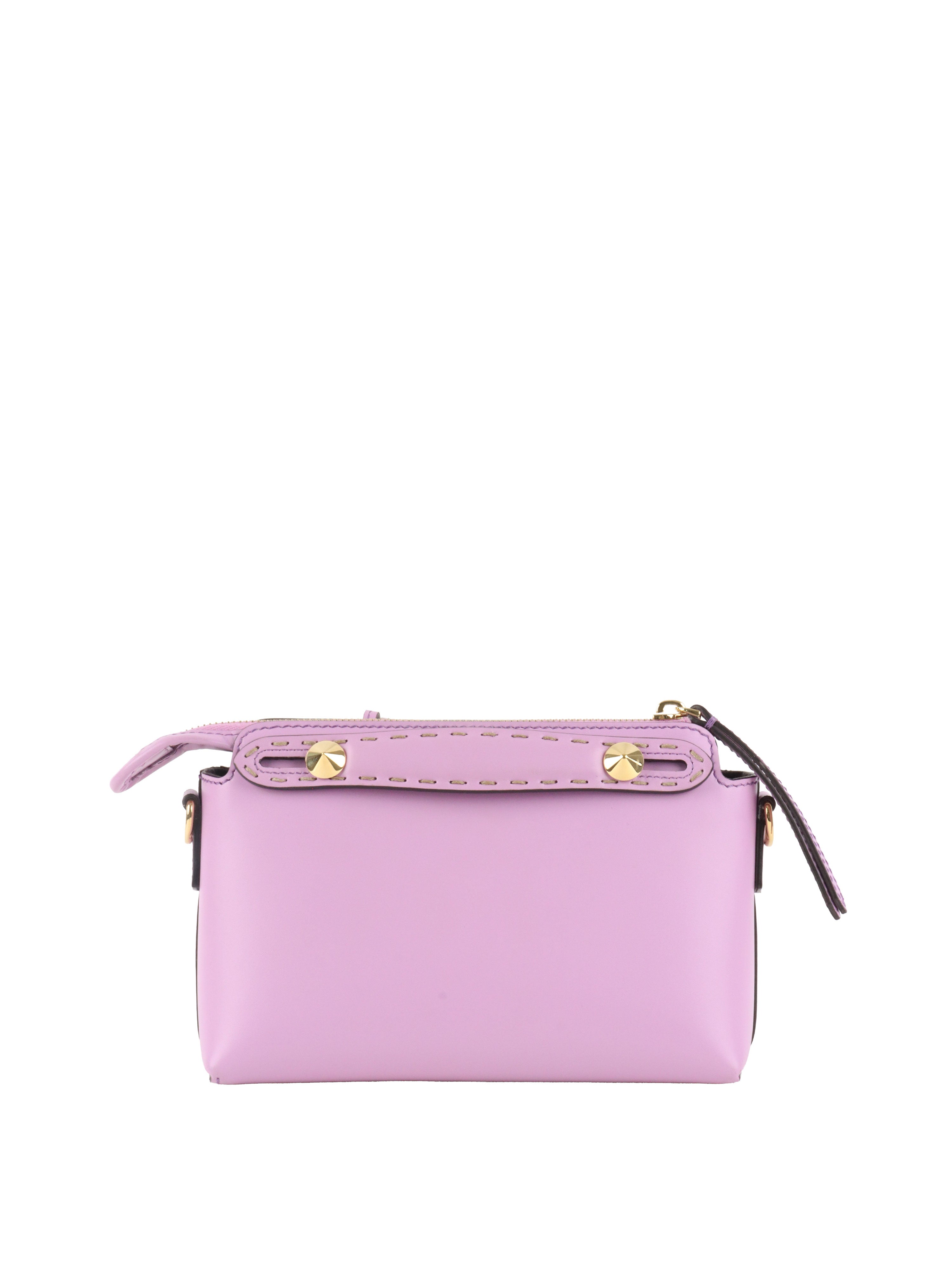 Fendi Lilac By the Way Mini Leather Shoulder Bag.