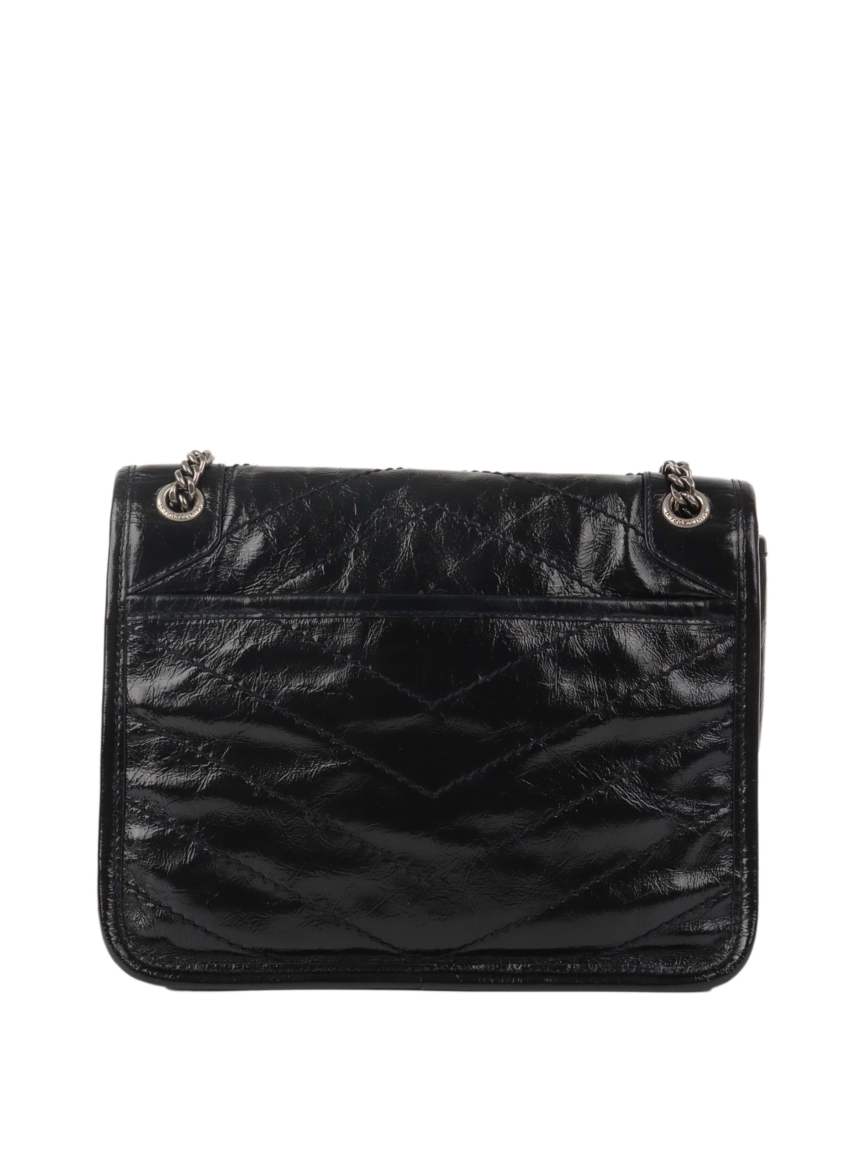 Saint Laurent Niki Baby in Vintage Leather Bag.
