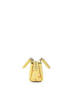 Coach Yellow Mini Lillie Carryall with Mystical Floral Print