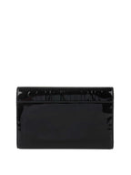 Dior Black Patent Leather 30 Montaigne Chain Clutch.