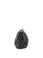 Miu Miu Black Matelasse Nappa Leather Shoulder Bag