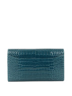 Hermes Alligator Constance Wallet Vert Bosphore.