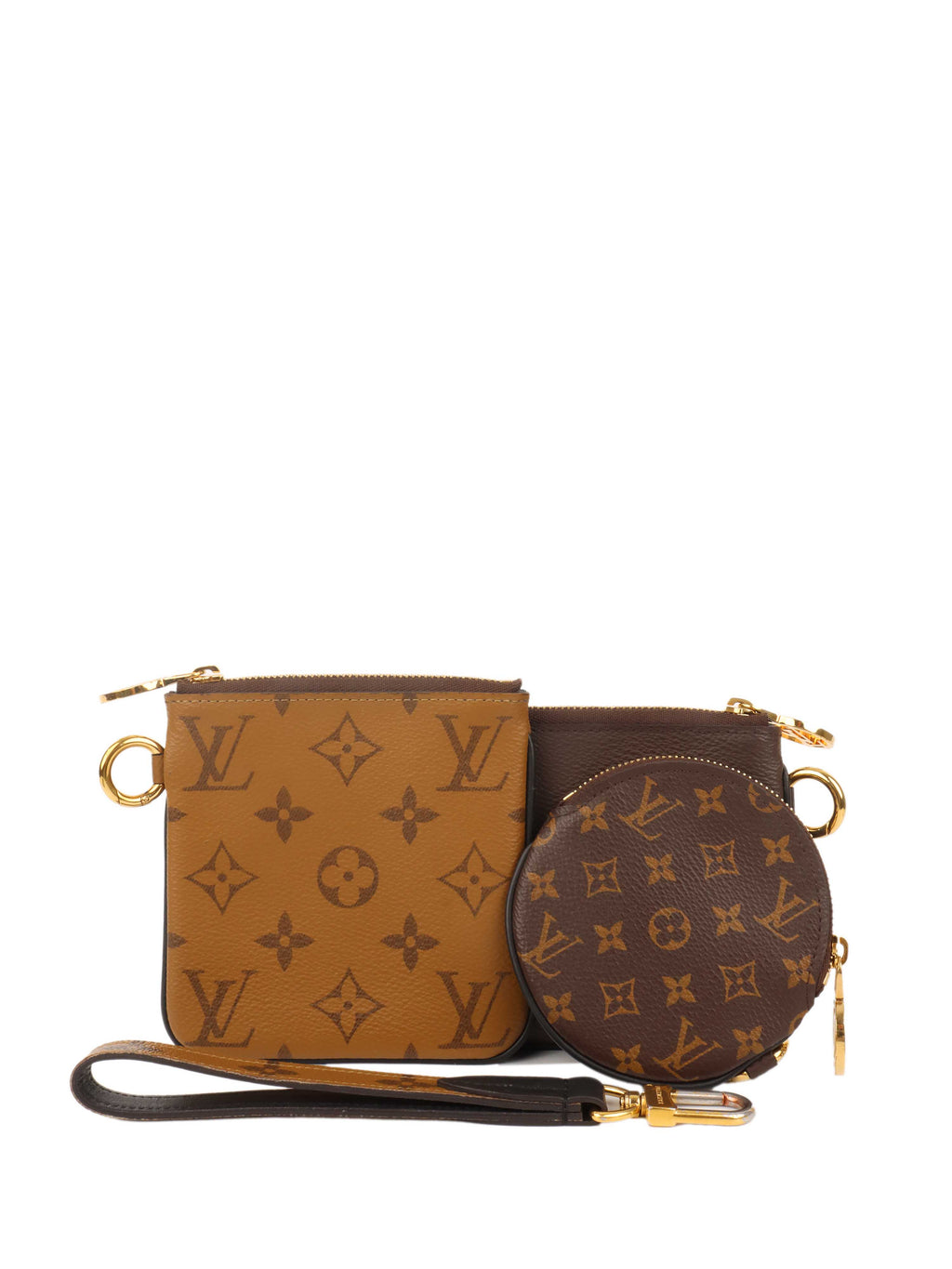 Louis Vuitton Monogram Trio Pouch.