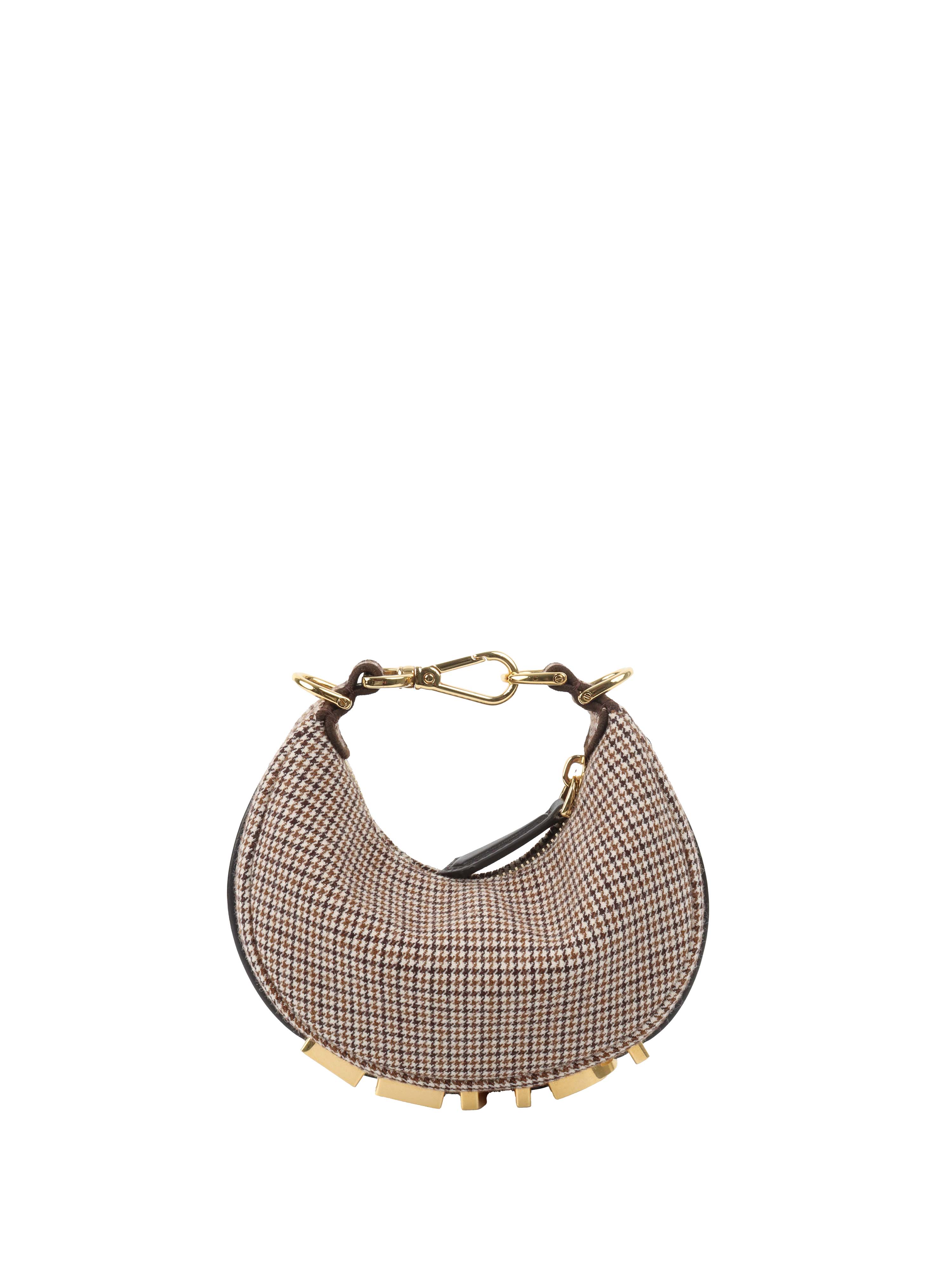 Fendi Wool Nano Fendigraphy Bag Charm.