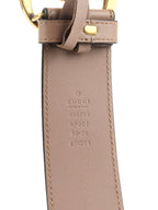 Gucci Dusty Pink GG Marmont Buckle Belt Size 90