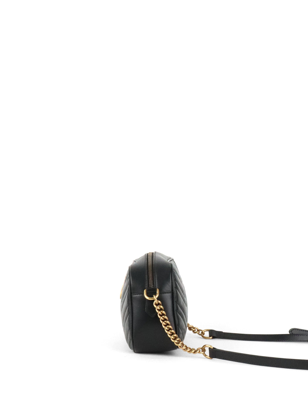 Gucci Black Marmont Camera Bag Small