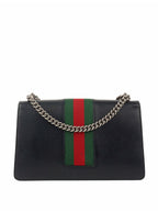 Gucci Small Black Dionysus Web Bag.