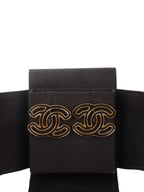 Chanel CC Logo Earrings.