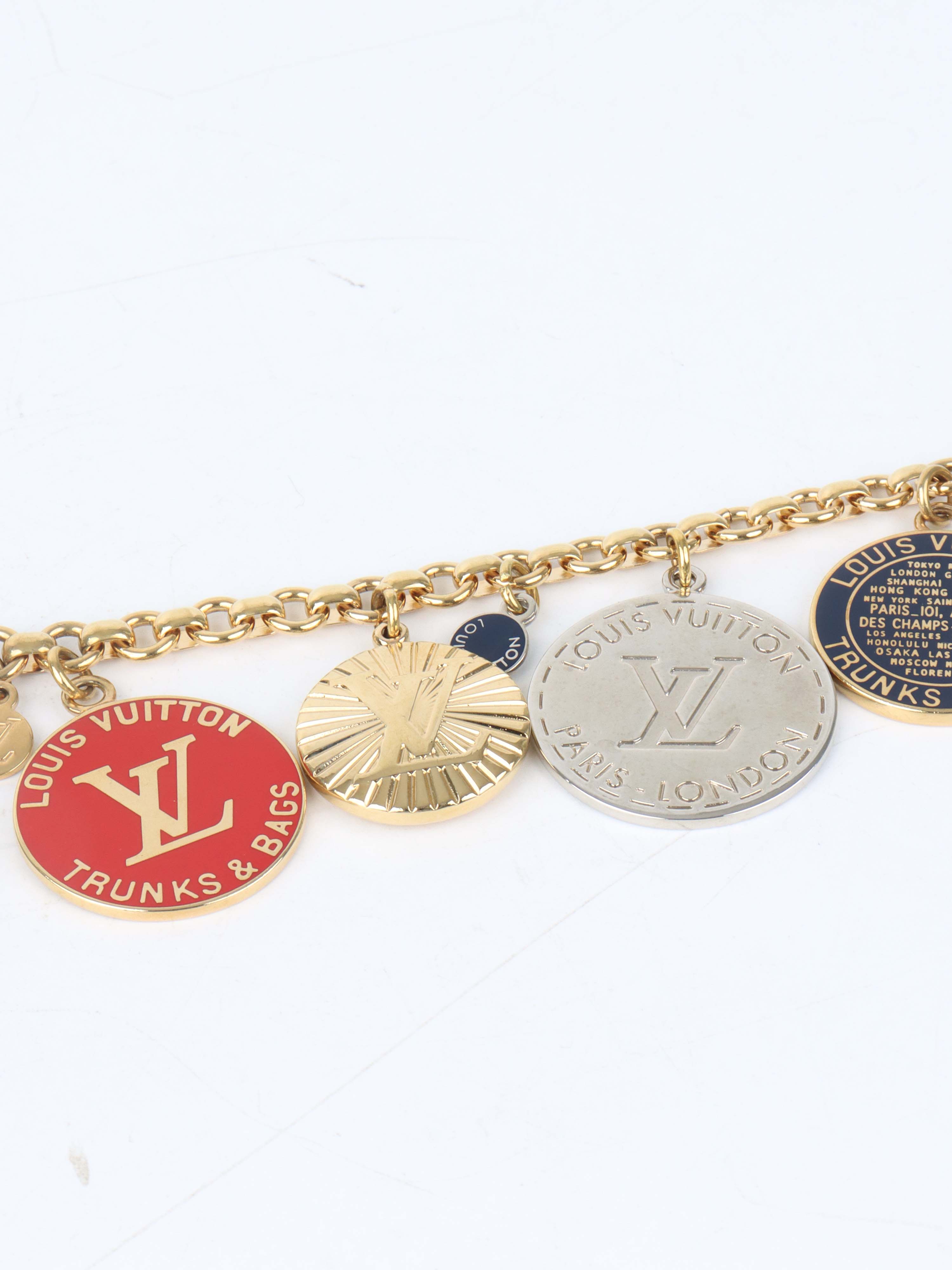 Louis Vuitton  Vintage 'Trunk& Bag' Bag Charm