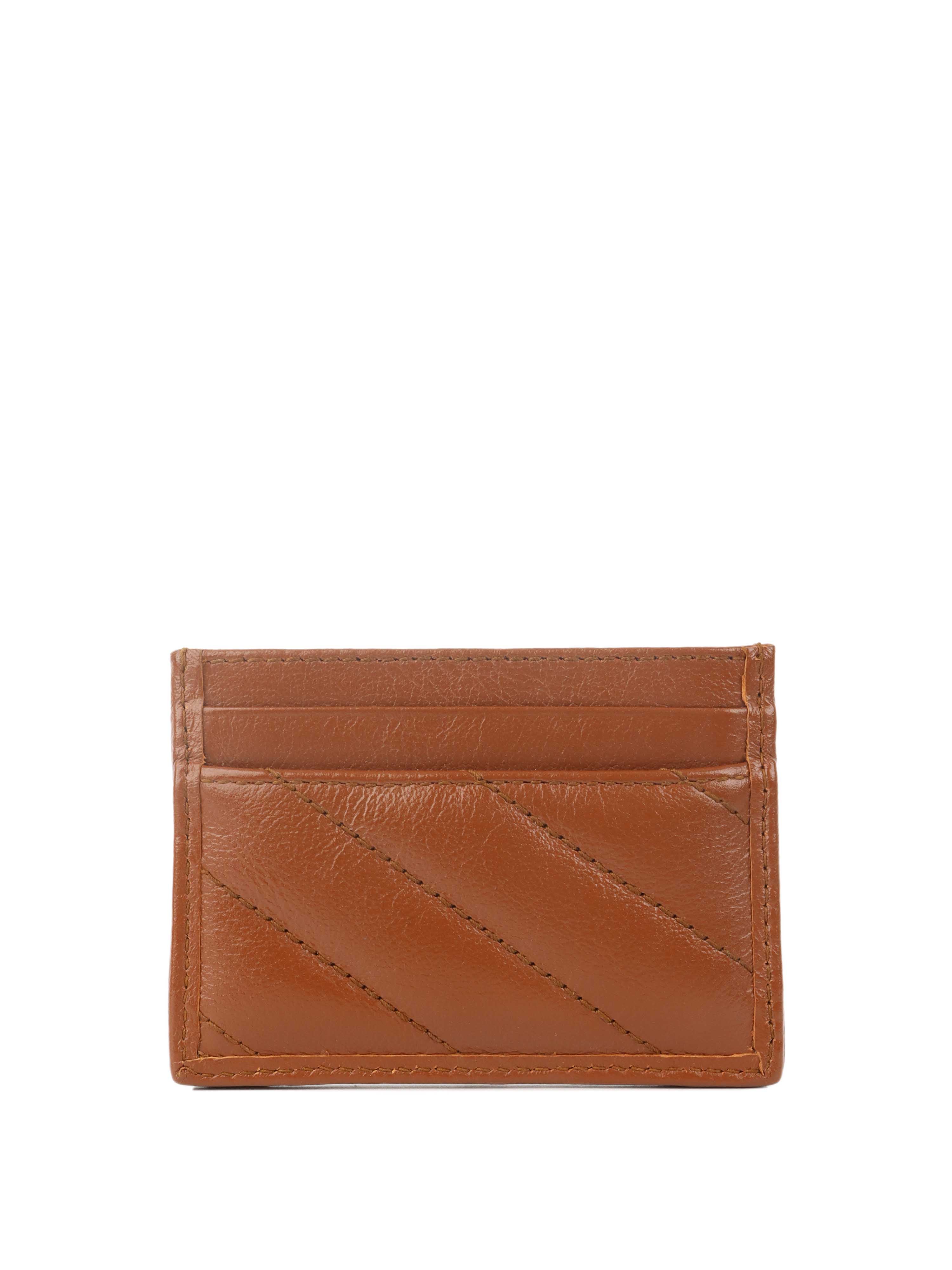Gucci Brown GG Card Holder.