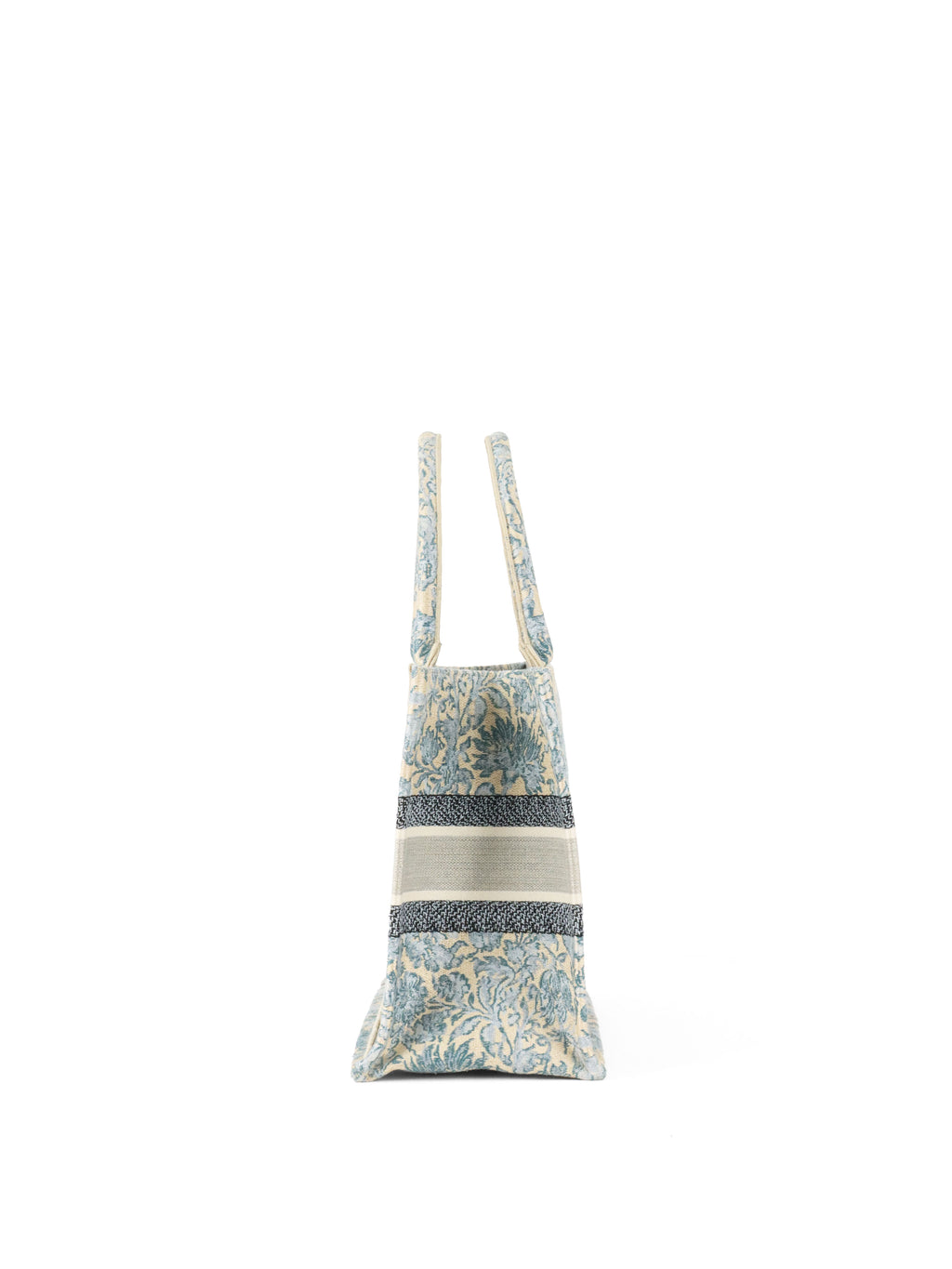 Dior Medium Blue Brocart Book Tote