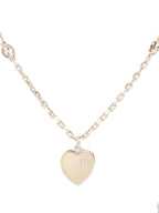 Gucci Silver Heart Necklace.